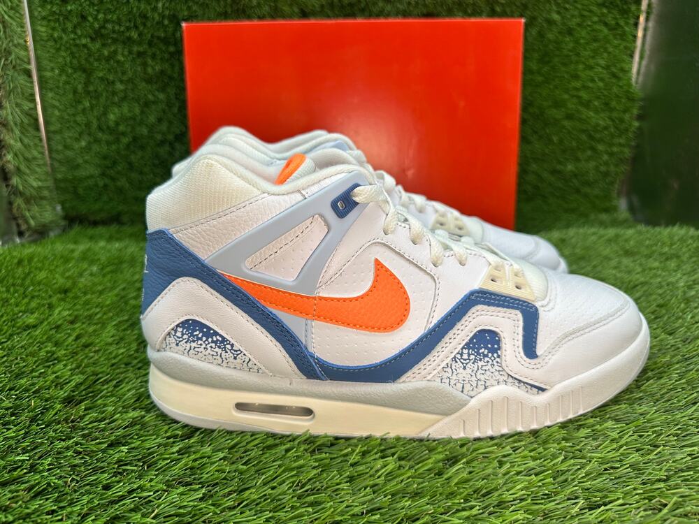 Nike Air Tech Challenge 2 FZ9033-101 Athletic Sneaker Mens 9 Blue Leather Sports